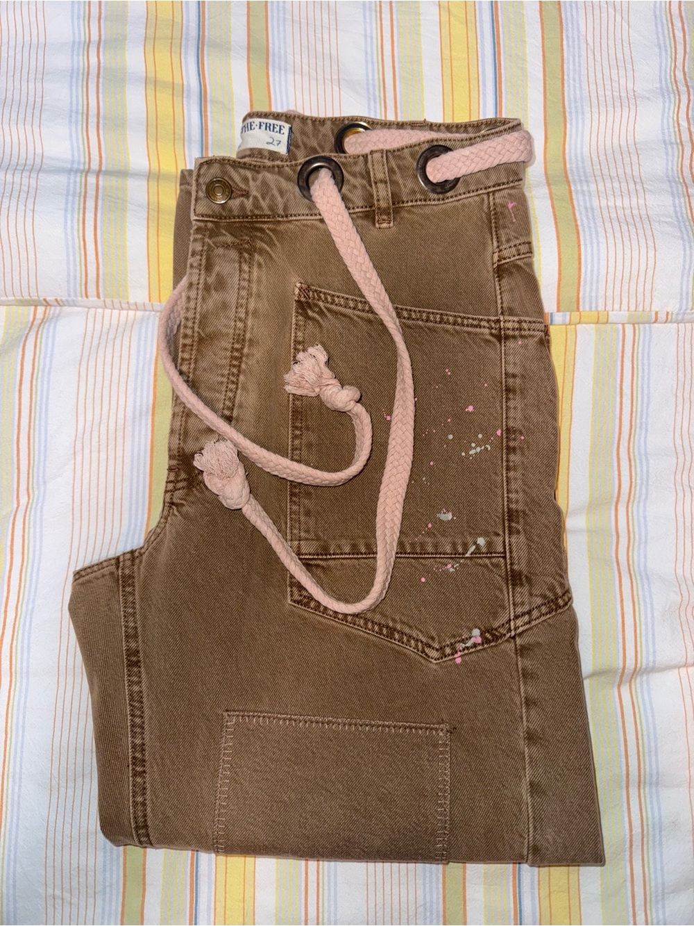 Free People Barrel Jeans